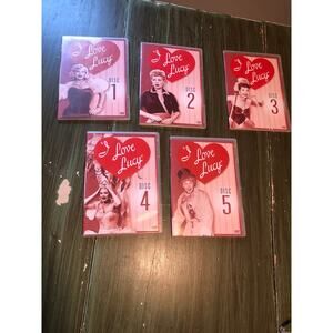 I Love Lucy Discs/DVDs 1-5 from the 4th Season - great condition!